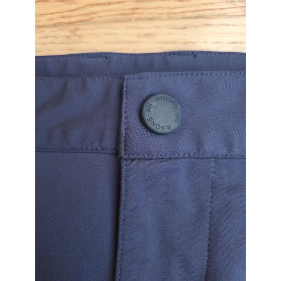 Rhone Commuter Pants Men's 35x30 Navy Blue Performance Stretch Chino COM-171 - Picture 3 of 8